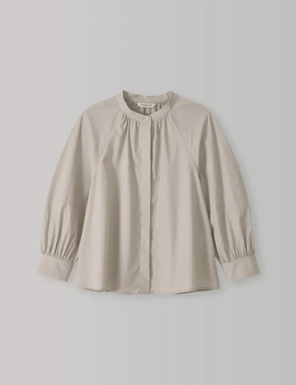 Lay Volume Blouse (Ash Grey)
