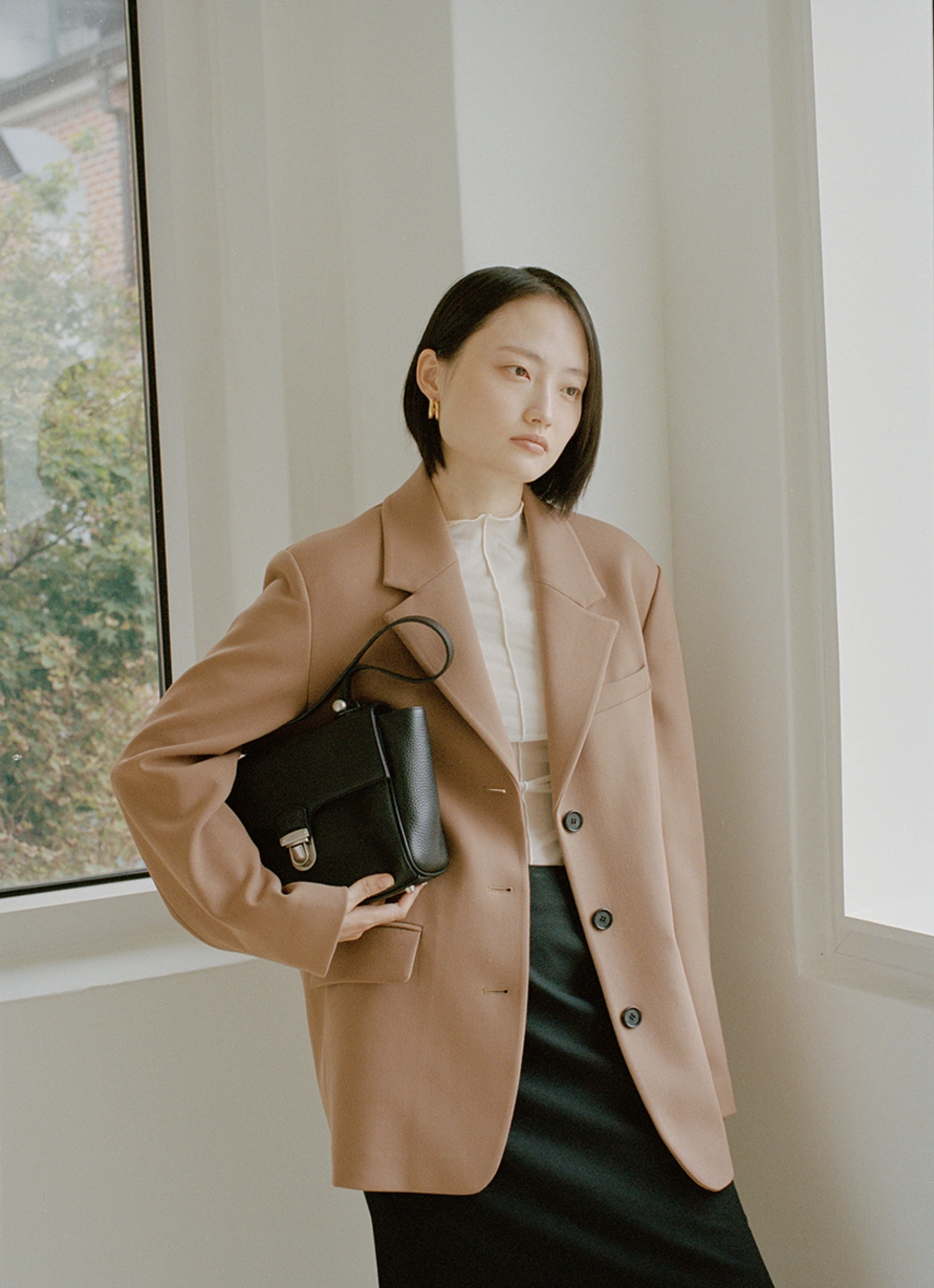 애테 BRIEF BAG MINI_PEBBLE BLACK 상품 이미지 2