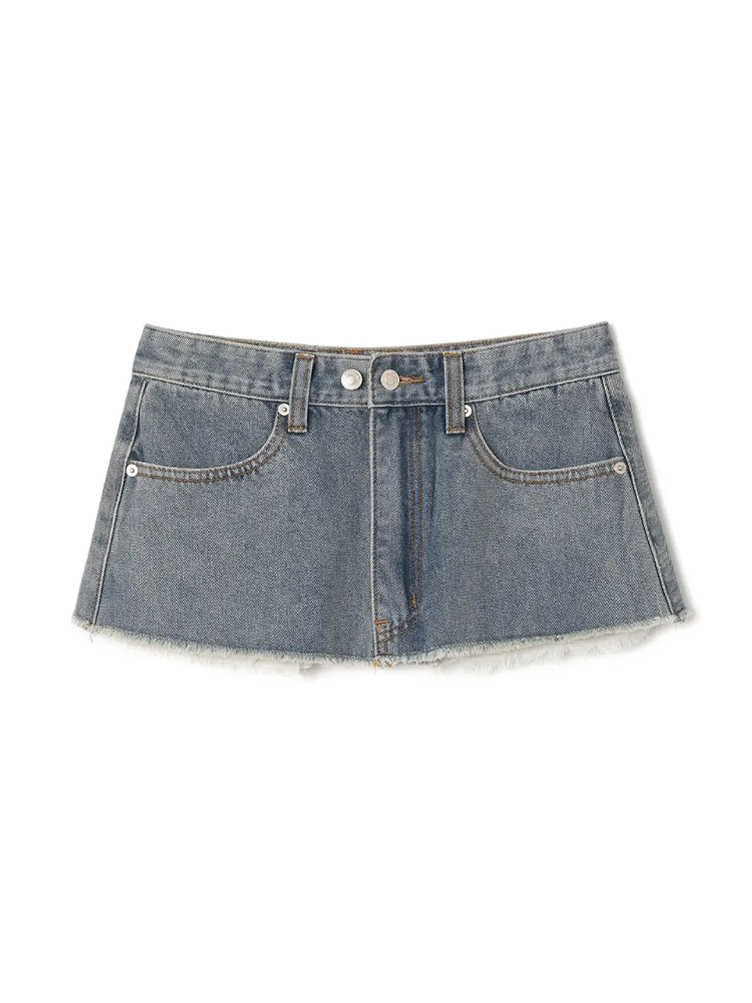 밀로 우먼 Washed Denim Waist Belt [Blue] 상품 이미지 2
