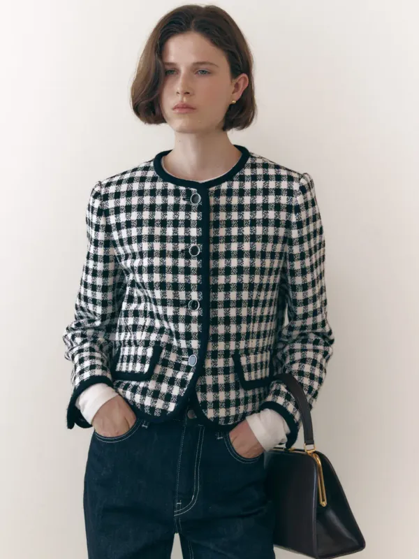 Classic Tweed Jacket_2color