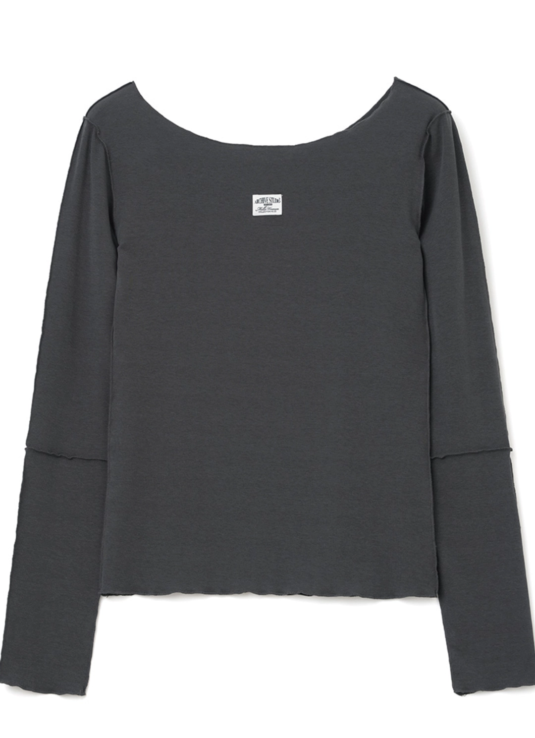 밀로 우먼 Fitted Long Sleeve Top [Charcoal] 상품 이미지 3