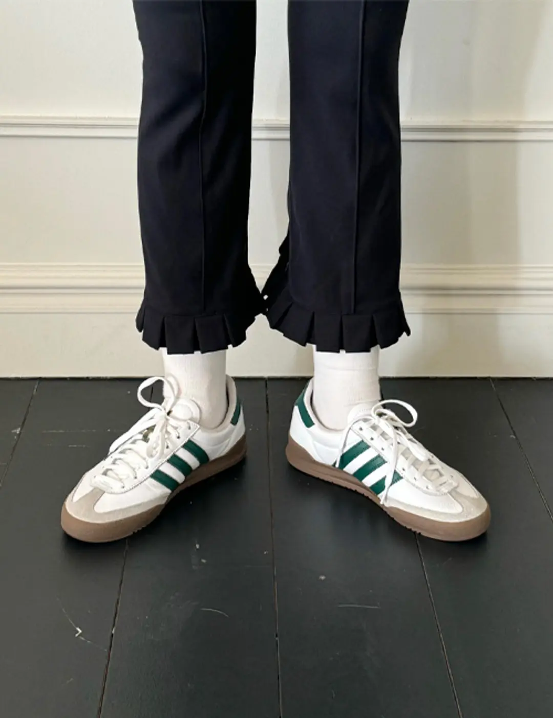 프레클 pleats trim straight pants 상품 이미지 2