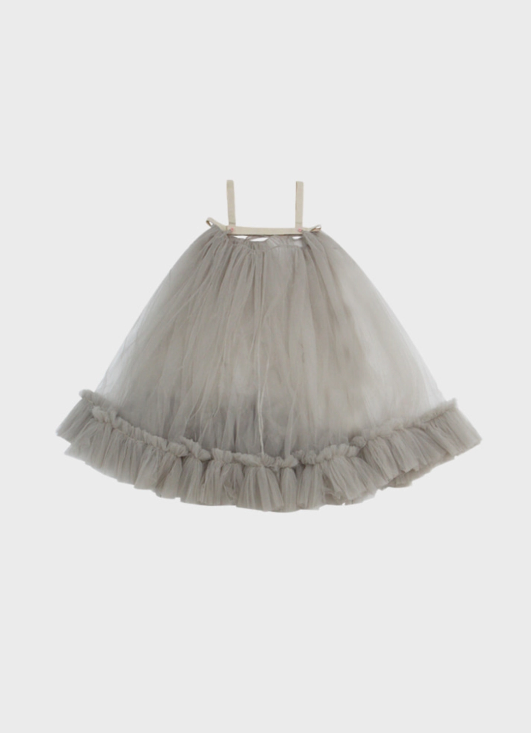 프레클 harness tulle long dress in gray 상품 이미지 3