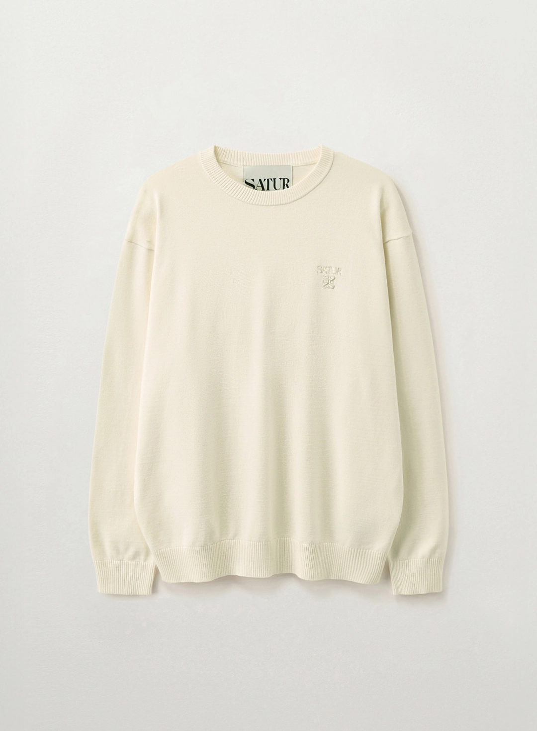 세터 Loren Basic Crewneck Knit - Cream 상품 이미지 1