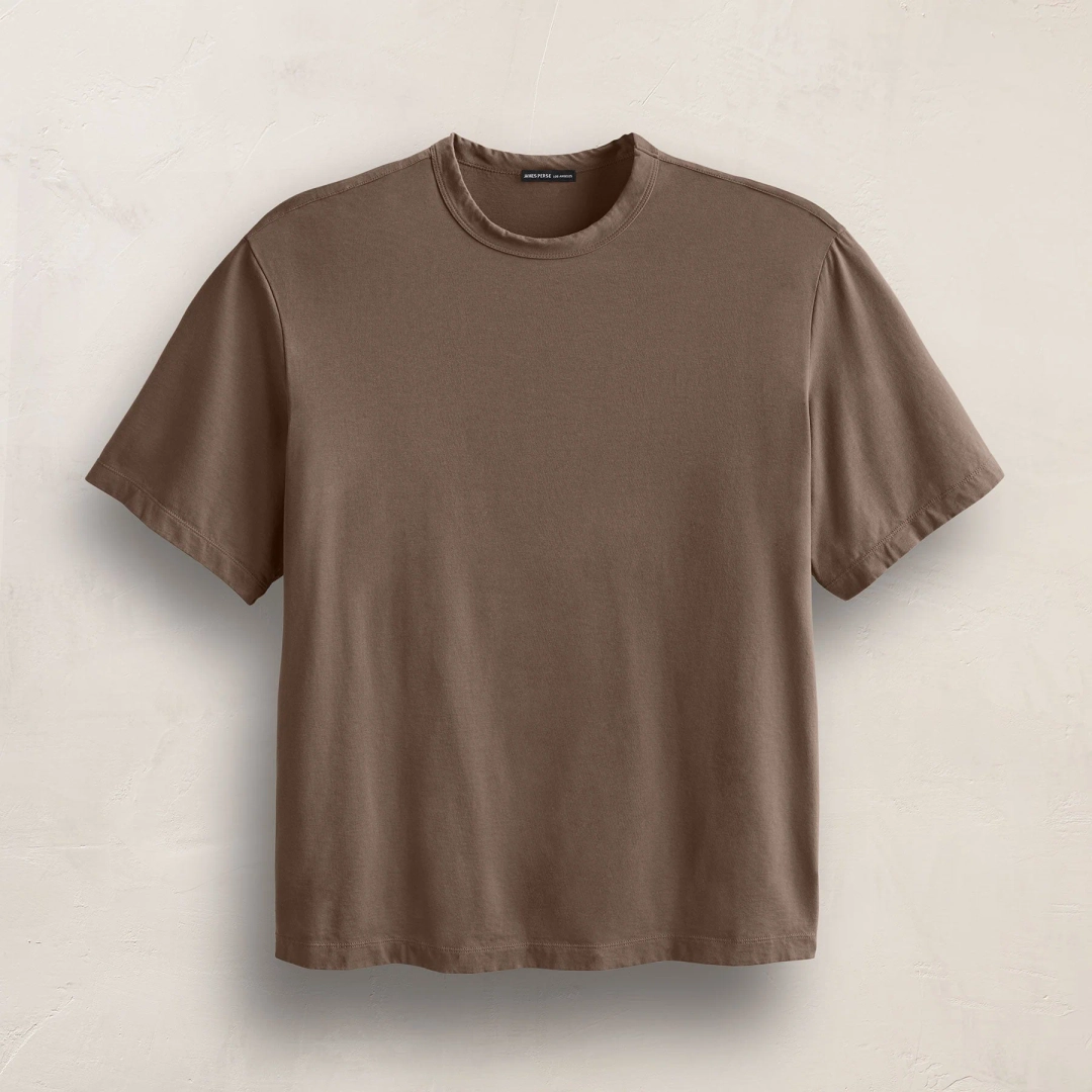 제임스펄스 Heavy Luxe Jersey Oversized Crew - Caribou 상품 이미지 1