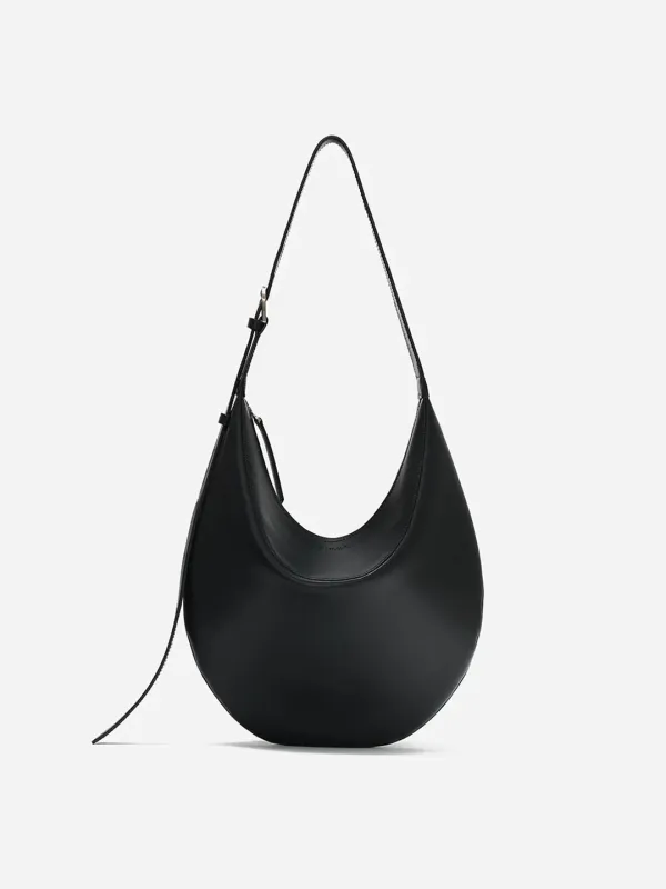 Slouchy Hobo Bag Black