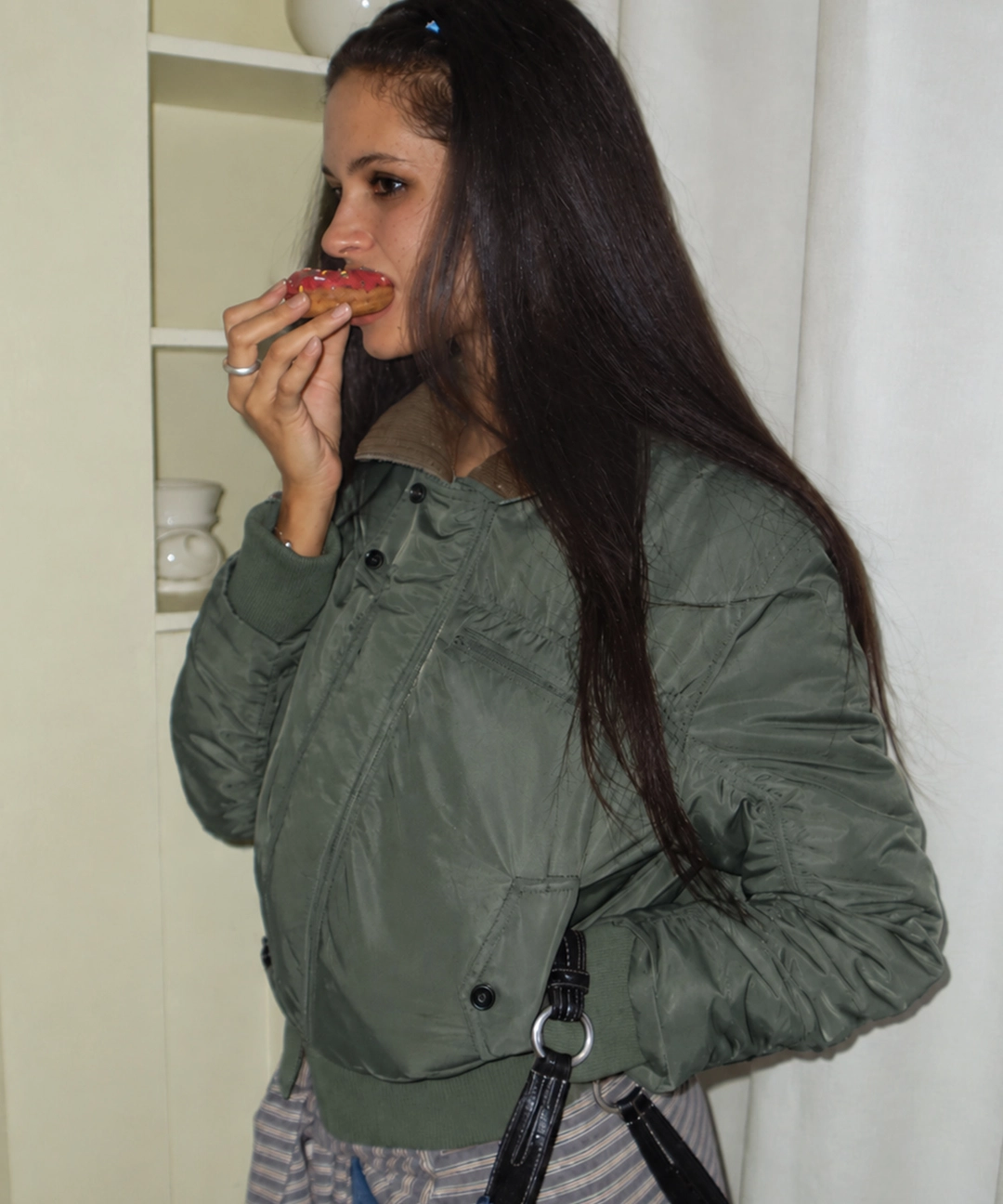 비터셀즈 Padded MA-1 Bomber Jacket-Khaki 상품 이미지 2