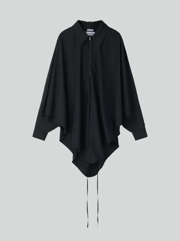 OVERSIZED CAPE JUMPER (BLACK)