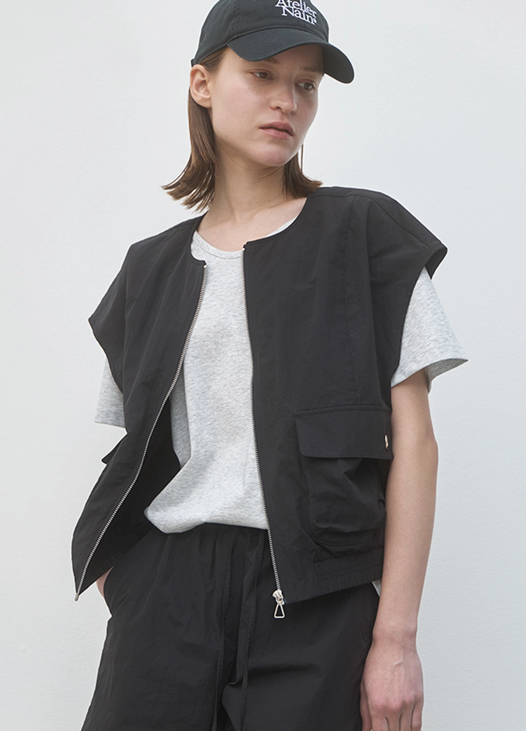 아뜰리에 나인 (JP-546)LINE SET-UP VEST JUMPER 상품 이미지 3