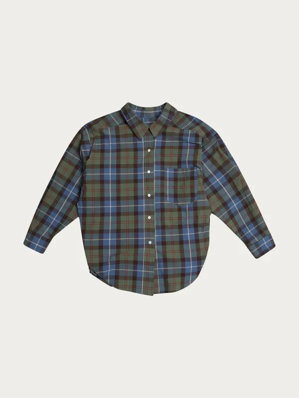 (3차) Cube Check Shirt - Green