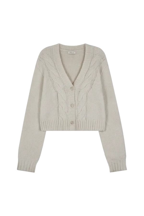 Mellow cream cardigan, Mocha Latte