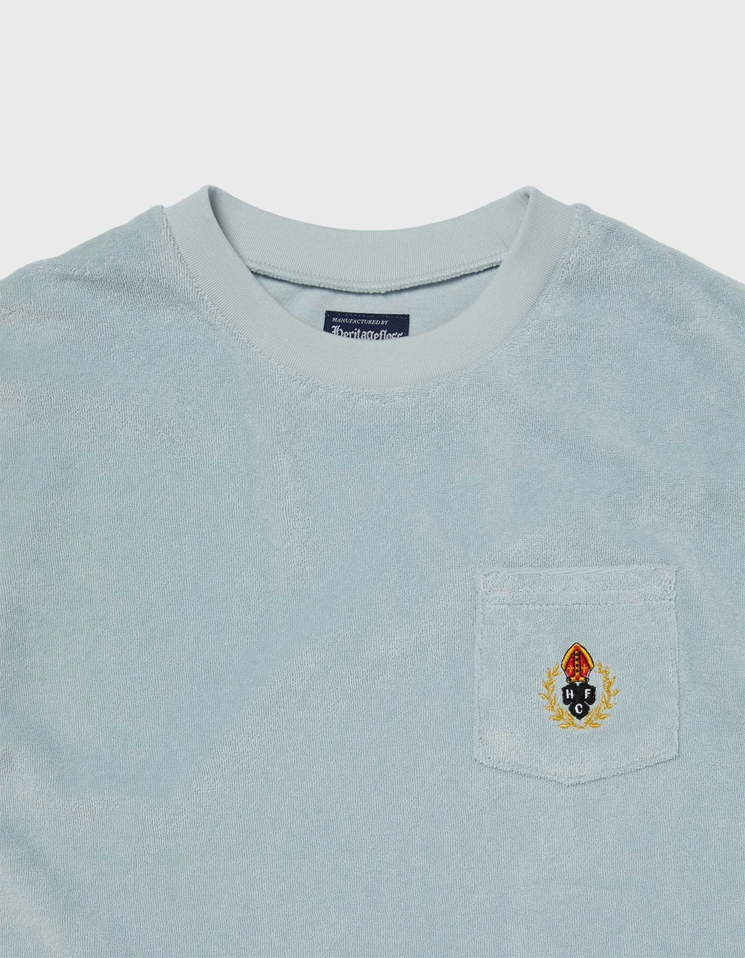 헤리티지플로스 CHILDREN TOWEL POCKET HALF-SLEEVE / Sky Blue 상품 이미지 2