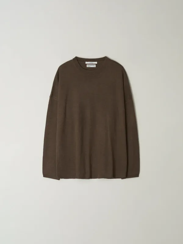 Comfort wool knit_brown