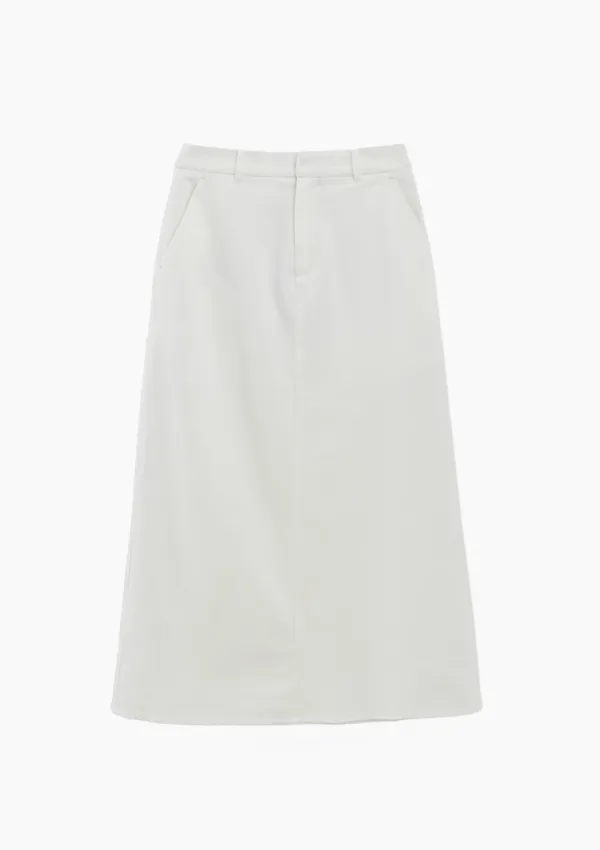 H-line long skirt Ivory