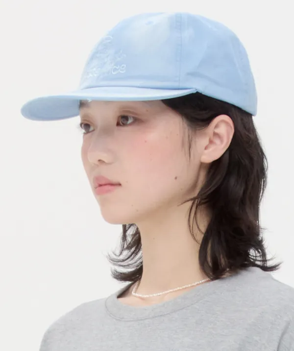 Spray Distressed Cap [Blue]