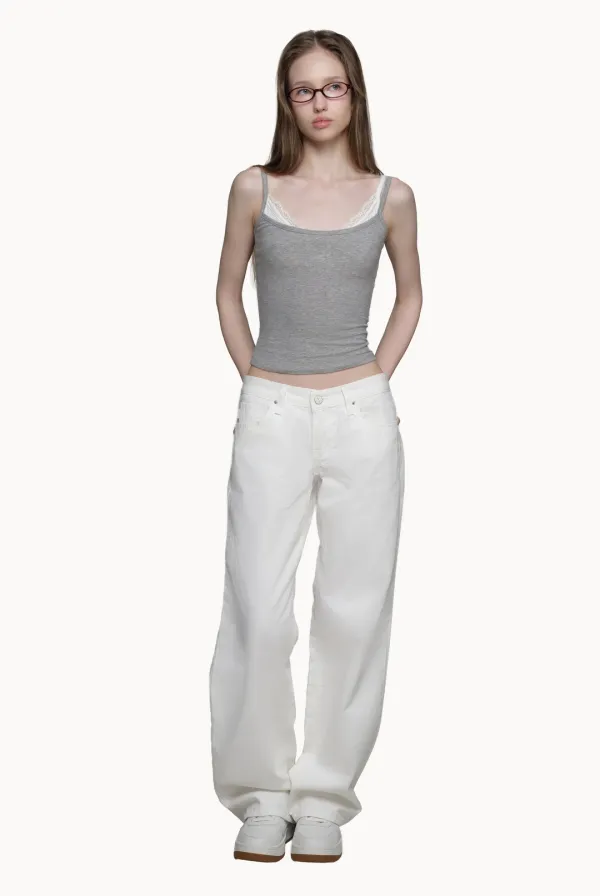 Summer breeze layered sleeveless, Gray