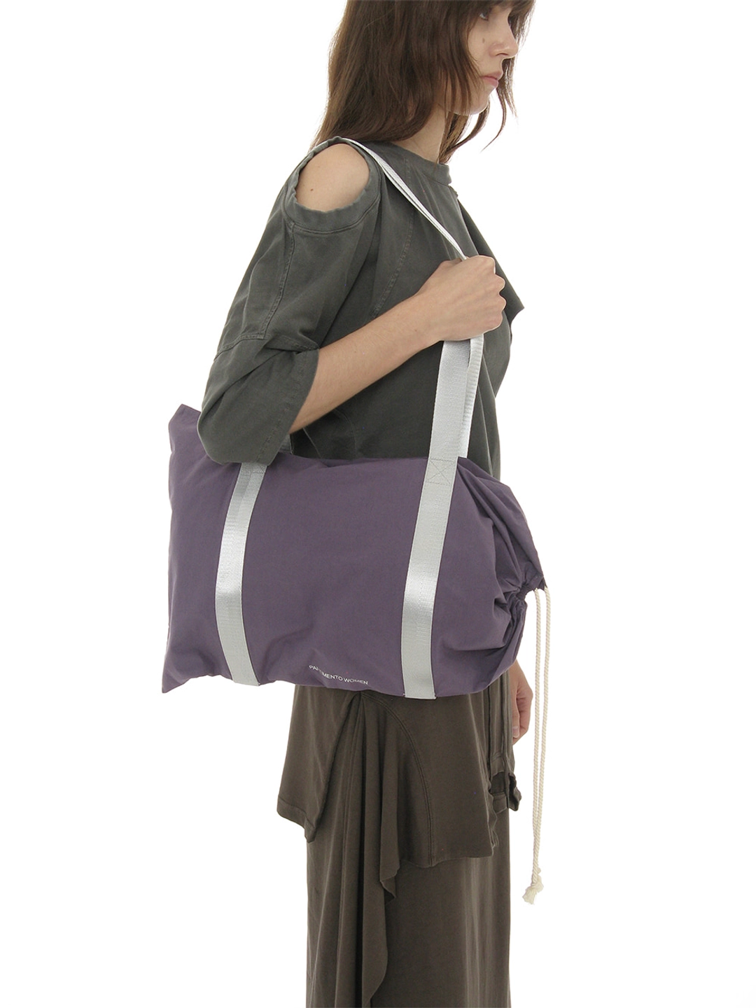 파르티멘토 [WOMEN] COTTON DUFFLE BAG_PURPLE 상품 이미지 2