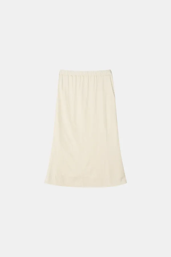 [2nd] Banding Flare Skirt in Cream