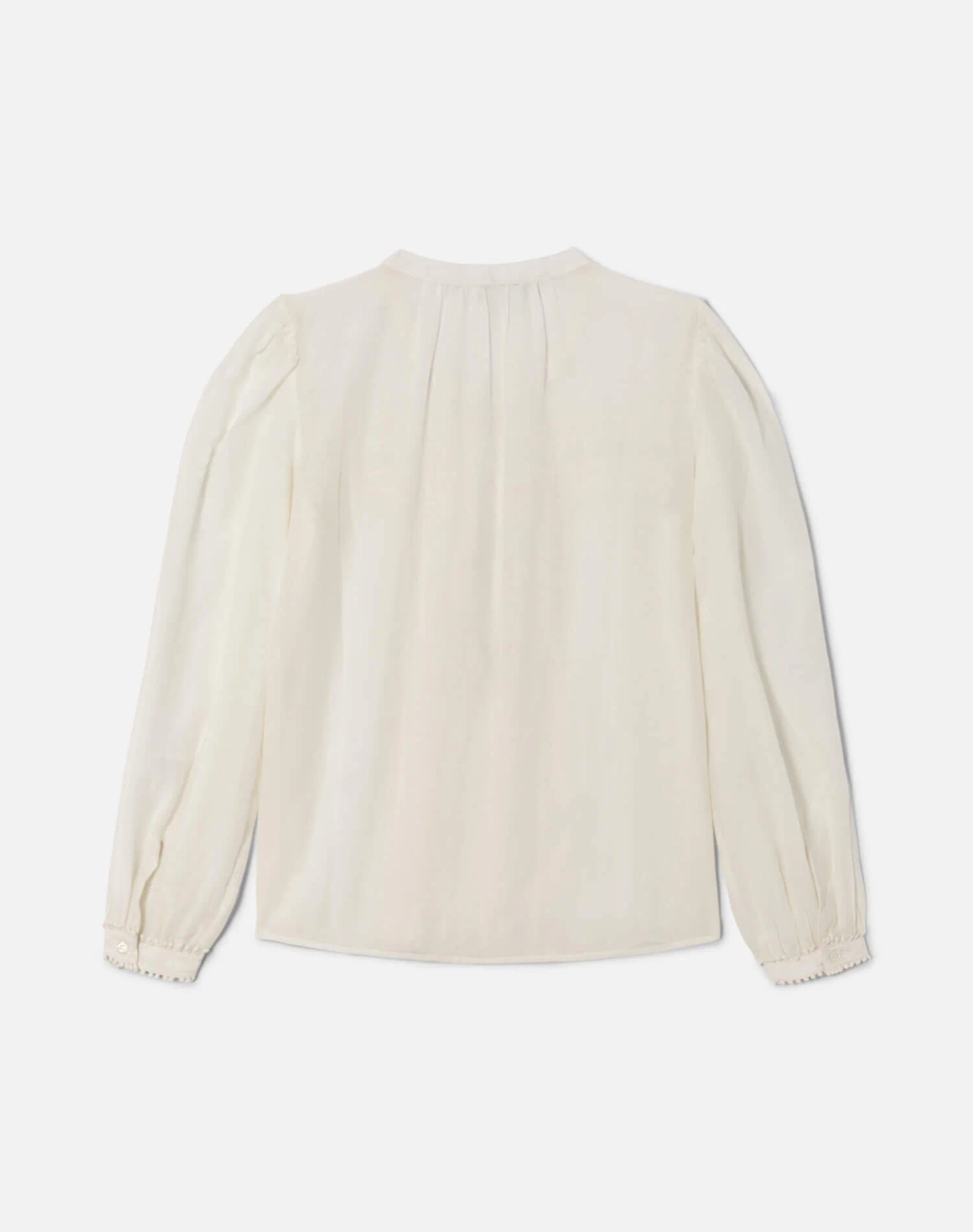 리던 Tate Long Sleeve Blouse - Ivory 상품 이미지 3
