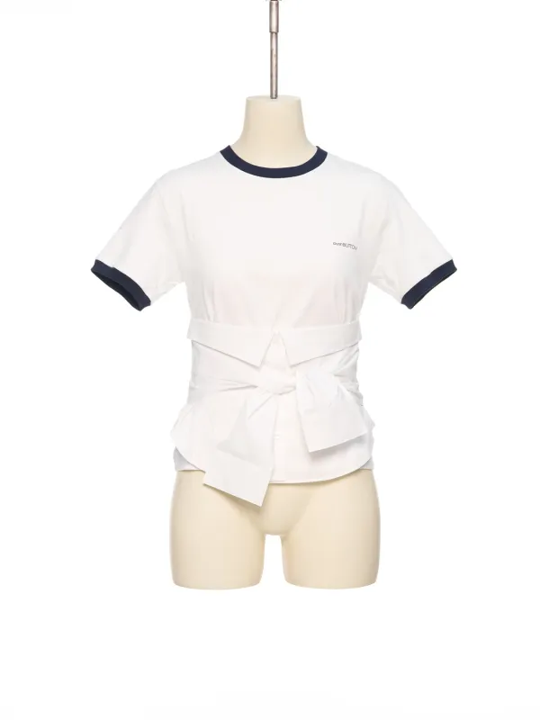 SS26 WHITE SHIRT COMBINATION T-SHIRT