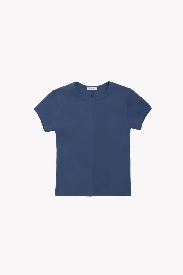 Zen Essential Rib Tee (Navy)