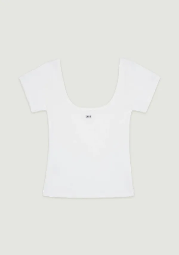 DAILY SQUARE NECK T-SHIRT