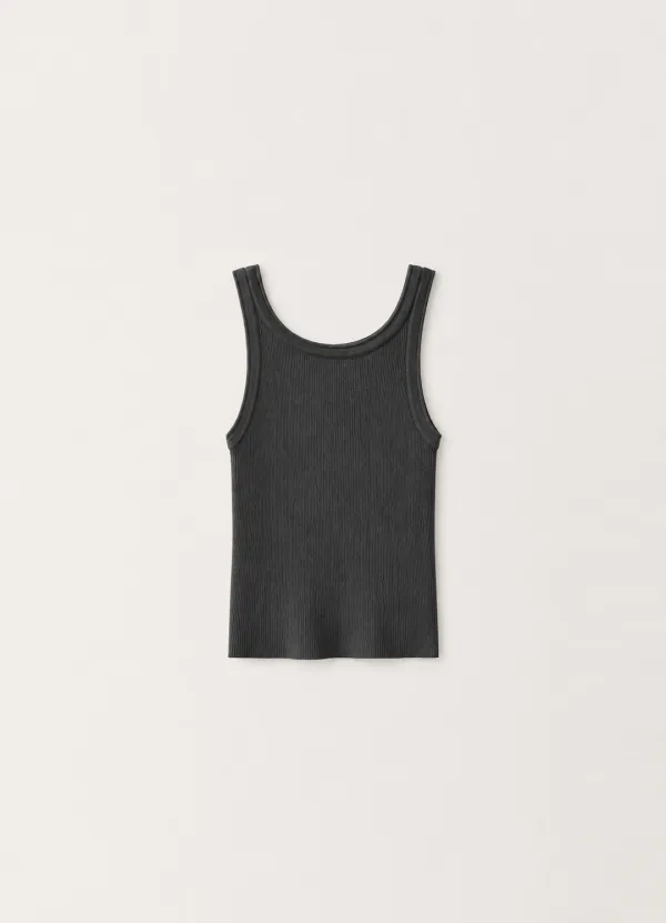 Reversible Knit Top - Charcoal (6월 초 순차배송)