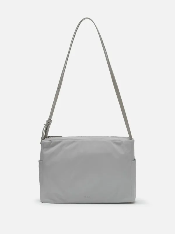 Buddy shoulder bag Nylon Light gray