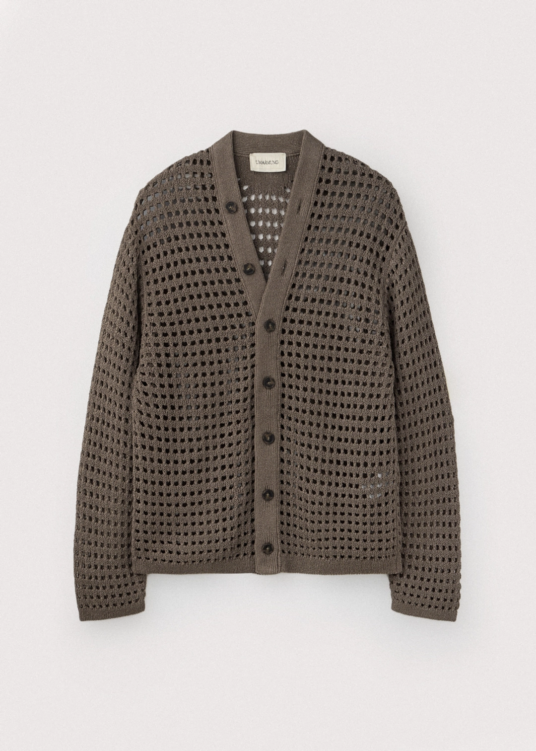 우마뭉 Japanese paper yarn crochet cardigan_Oakmoss 상품 이미지 3
