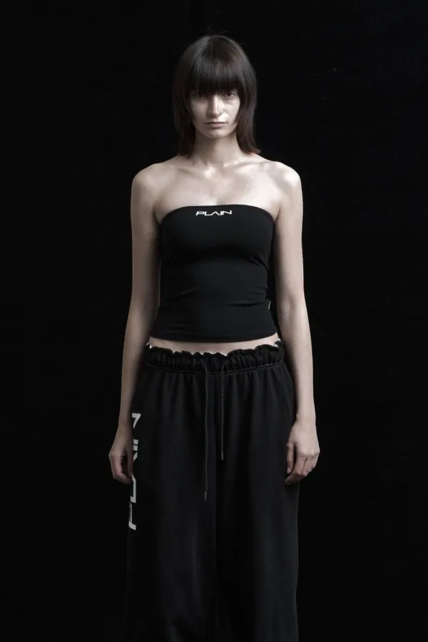 PLAIN BASIC TOP BLACK