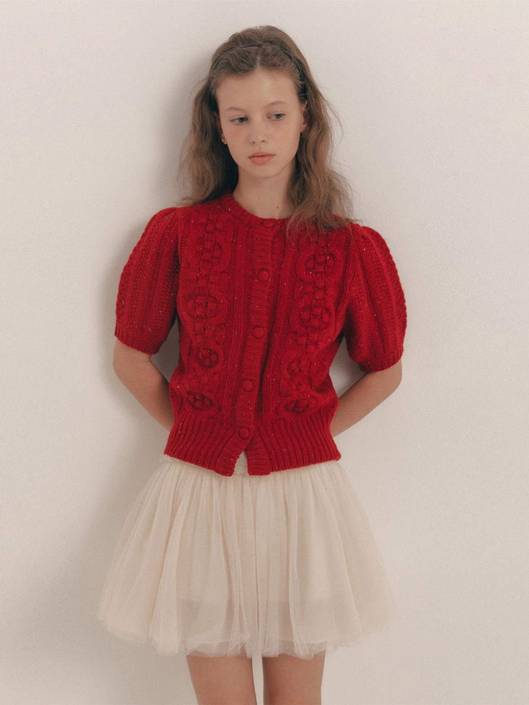 플로움 Pomelo Puff Cardigan(4color) 상품 이미지 2