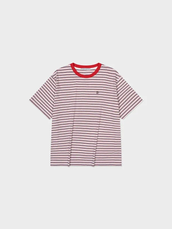 Lc Striped Basic T-Shirt_Off White