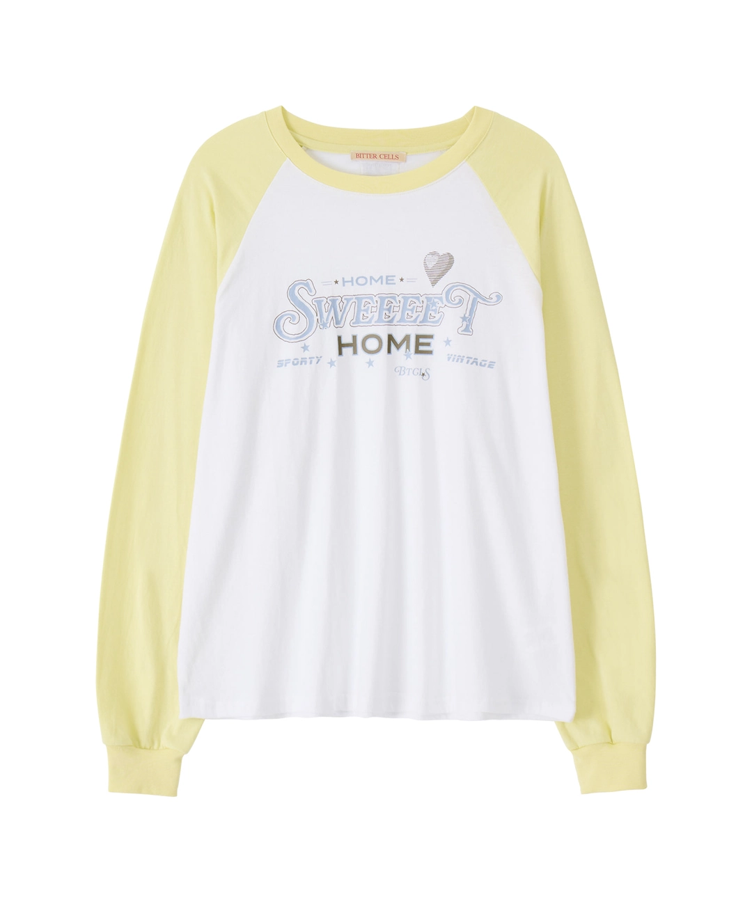 비터셀즈 Cardio Raglan Long Sleeve-Lime 상품 이미지 1