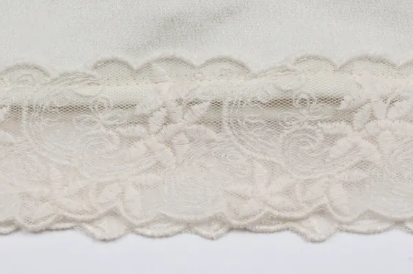 satin lace skirt (butter)
