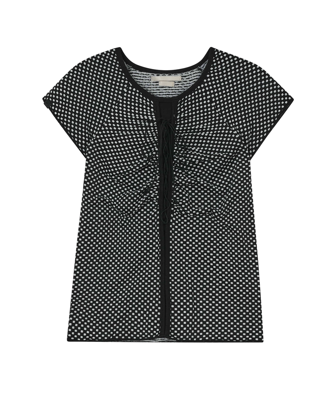 타입서비스 Lace Up Strap Top [Black] 상품 이미지 1