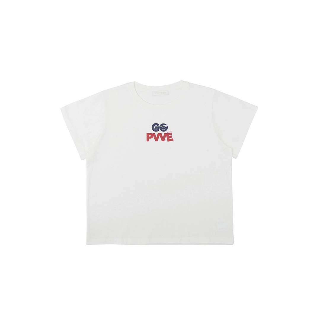 피브비 Logo Graphic T-shirt (cloud white) 상품 이미지 1