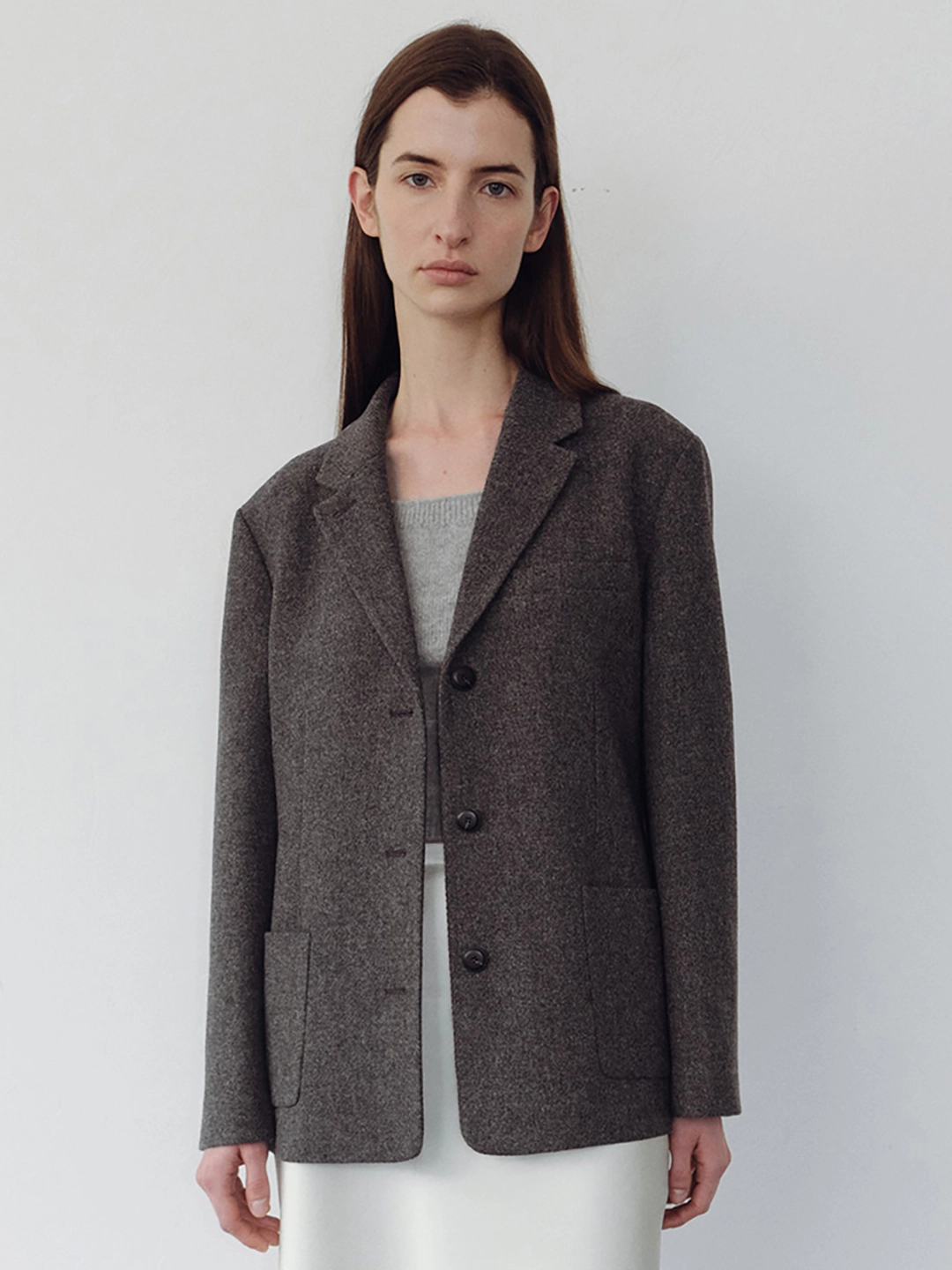 오떼뜨 OVE MODERN WOOL JK_CHARCOAL 상품 이미지 1