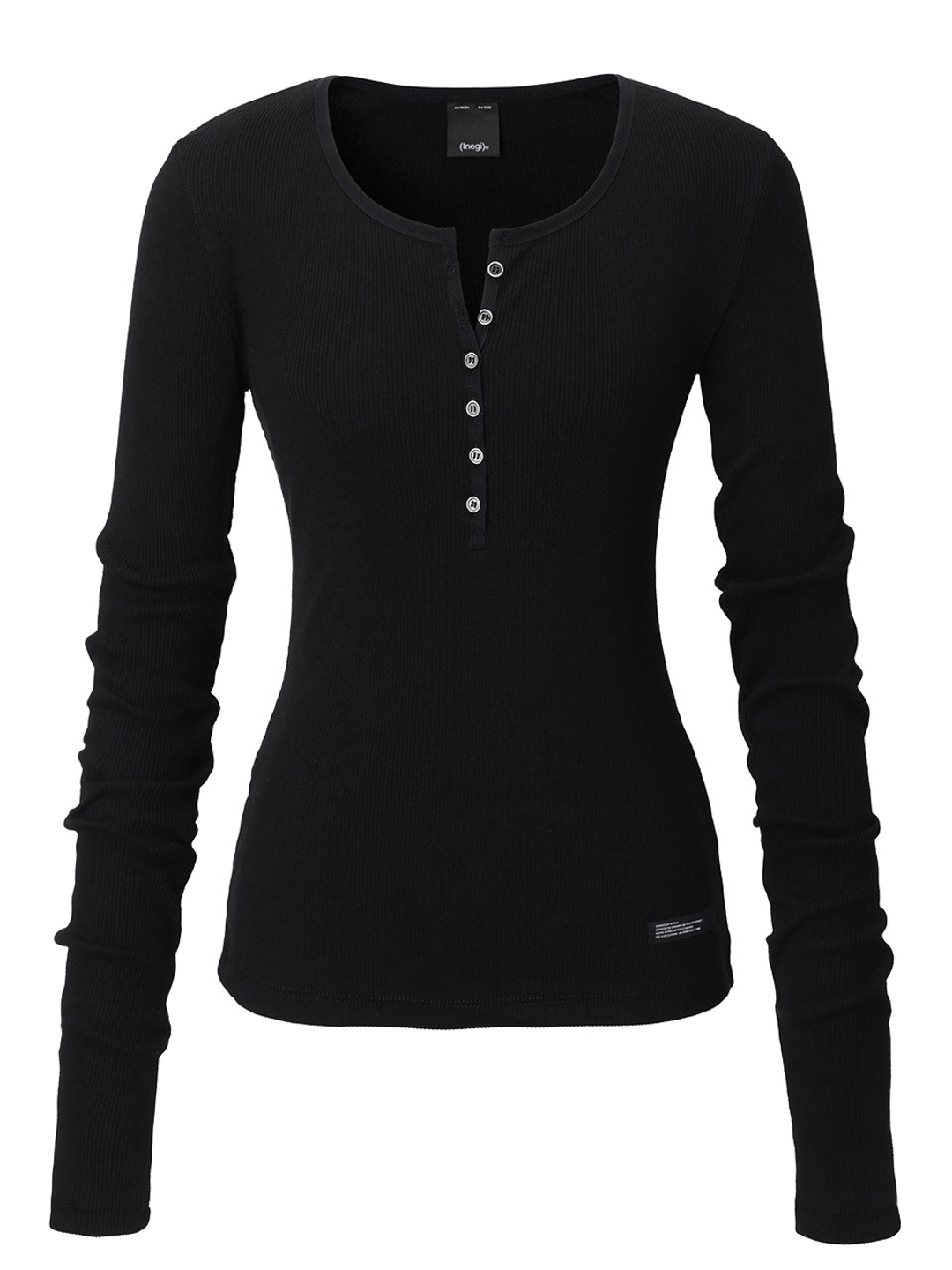 이네기 [5th Reorder] Tactile Button Long Sleeve (black) 상품 이미지 2