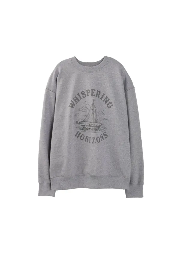 Mused Vintage Yacht Sweatshirts - Grey