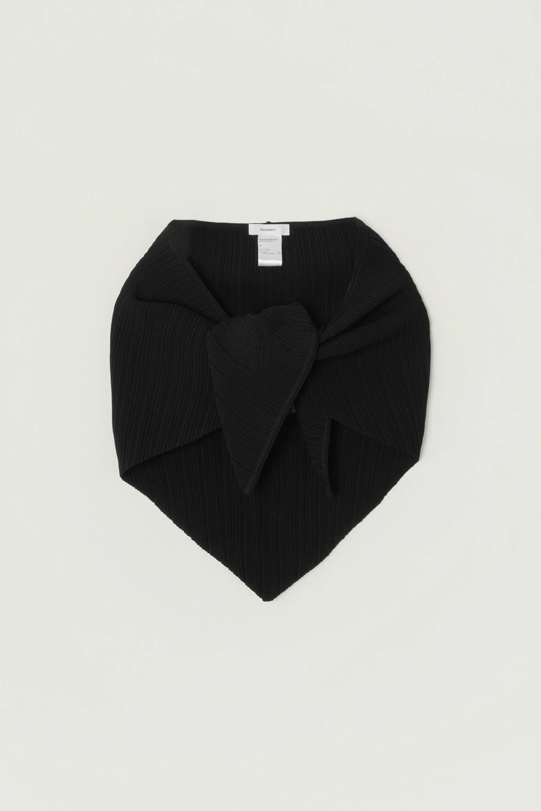 세이지먼트 ELENA PLEATS SHAWL_BLACK 상품 이미지 1