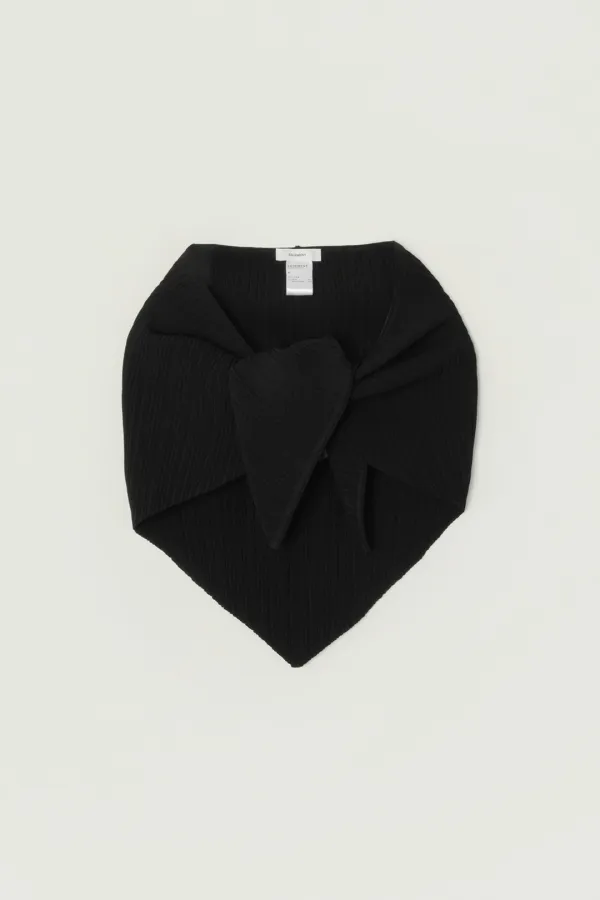 ELENA PLEATS SHAWL_BLACK