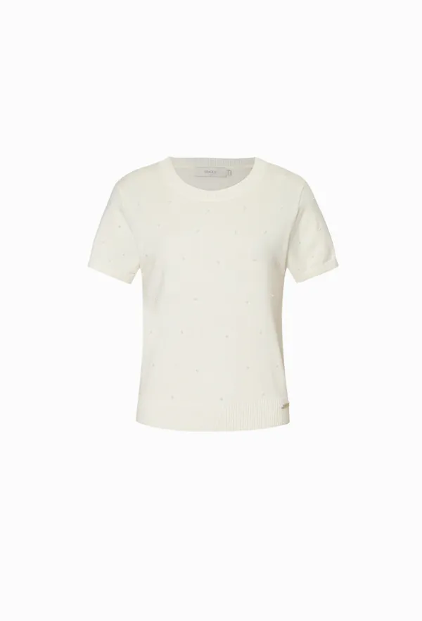 Violetta Pearl Knit Top (2 Color)