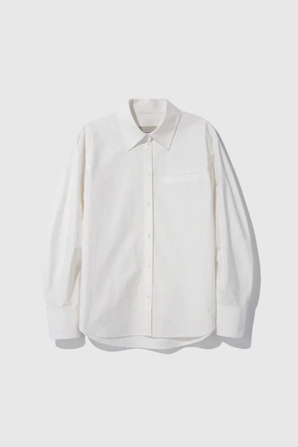 WATERLOO Volume sleeve shirt (Ivory)