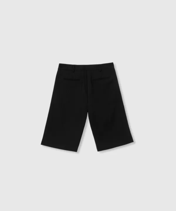 Low rise flare pants (Black)