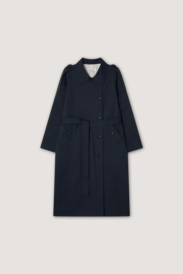 [3rd] Noa Trench Coat - Navy