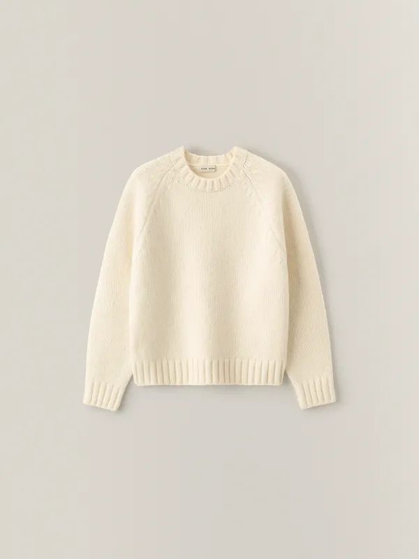에센셜 래글런 니트_ivory