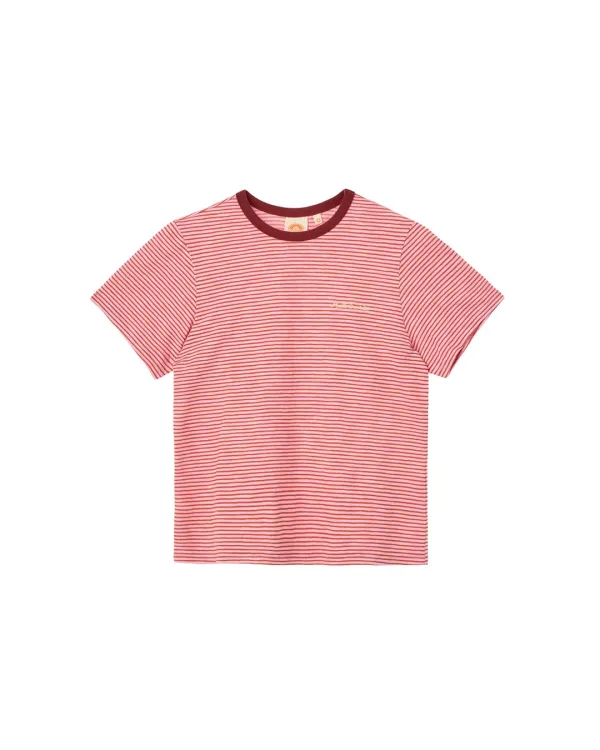 [6/1 순차배송] HS VTG Stripe Tee(W)_Pink