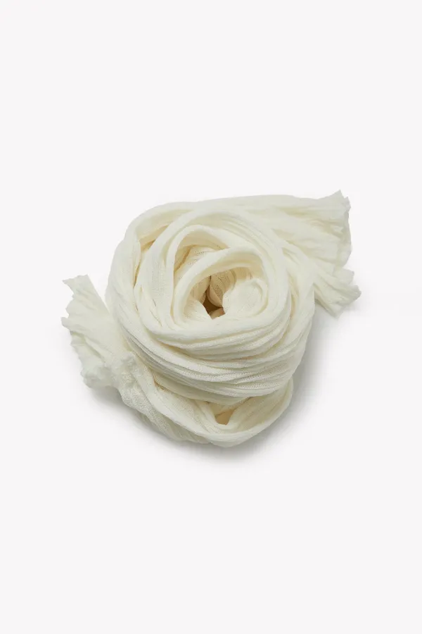 Rua Wrinkle Scarf (Cream)