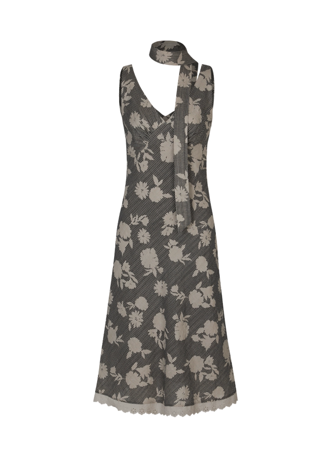 루루서울 Eternal Eve Midi Dress (Scarf Set / Ivory) 상품 이미지 1