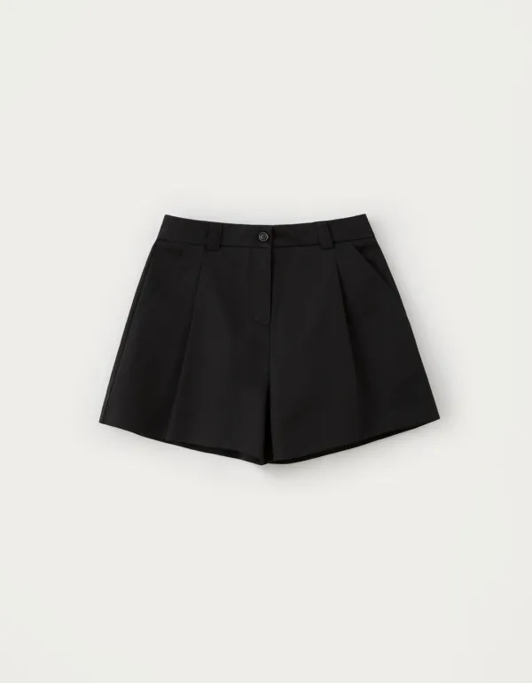 [김가을 PICK] Dave Cotton Short Pants - Black